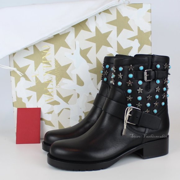 NEW Valentino Garavani Rockstud Ankle Bootie - Picture 2 of 15
